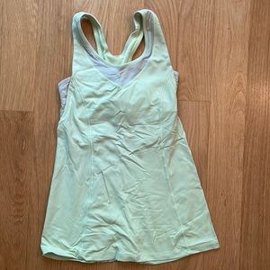Lululemon Lime Green & Grey Tank